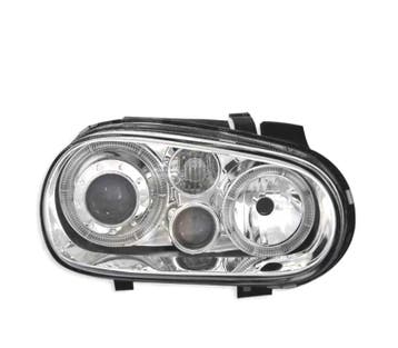 PHARES VOLKSWAGEN VW GOLF 4 LOOK R32 ANGEL EYES FOND CHROME, Verzenden, Nieuw