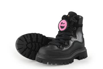 Nubikk Veterboots Meisjes in maat 25 Zwart, Kinderen en Baby's, Verzenden, Jongen of Meisje, Nubikk, Schoenen