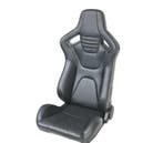 SIÈGE BAQUET SPORT UNIVERSEL CUIR NOIR LOOK EVO, Verzenden