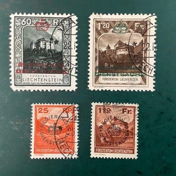 Liechtenstein 1932/1933 - Dienst : 2 volledige jaargangen