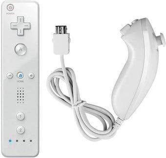 Wii Controller / Remote Wit + Nunchuk Wit (Third Party) (..., Consoles de jeu & Jeux vidéo, Consoles de jeu | Nintendo Wii, Enlèvement ou Envoi