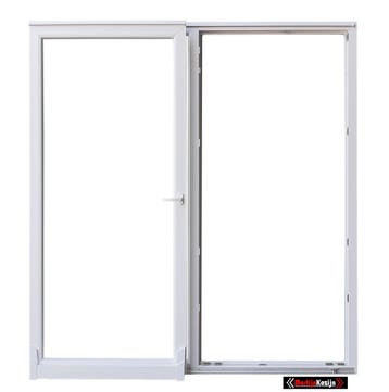 PSK Kiepschuifraam Drutex b.250 x h.215cm Wit, Doe-het-zelf en Bouw, Raamkozijnen en Schuifdeuren, Kunststof, 225 cm of meer, Nieuw