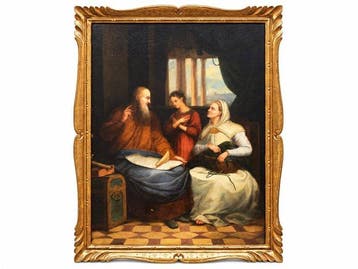 European School (c.1800) - The Education of the Virgin