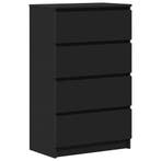 Dressoir Zwart 60cm | Retour Deal | 34% korting, Huis en Inrichting, Verzenden, 50 tot 100 cm, Zo goed als nieuw, Met lade(s)