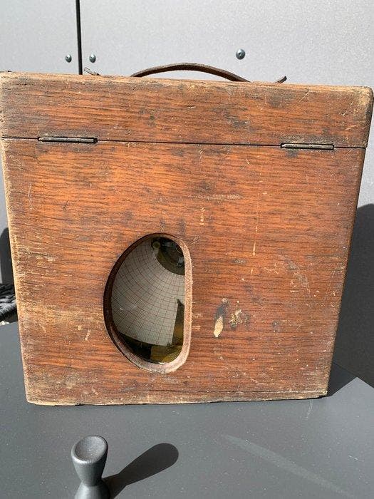 Klok - Hout—metaal—koper - 1900-1910, Antiquités & Art, Curiosités & Brocante