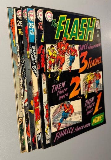 The Flash (Vol. 1) #173, 178, 187, 191, 196 - 5 Comic -, Boeken, Strips | Comics, Nieuw