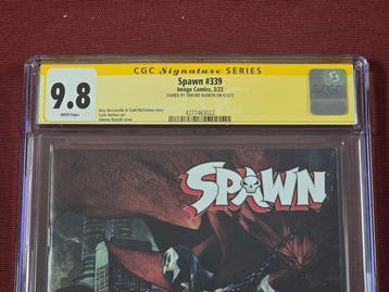 Spawn #339 - Signed by Simone Bianchi - 1 Signed graded