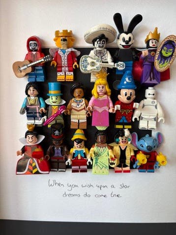 ISV Art - Framed Art - Lego Disney - Wish upon a star