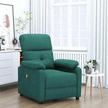 Massagestoel groen | 25% korting | Retour deal, Huis en Inrichting, Eenpersoons, Verzenden, 75 tot 100 cm, Zo goed als nieuw