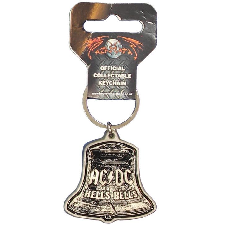 AC/DC Hells Bells Metalen Sleutelhanger, Verzamelen, Sleutelhangers