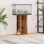 vidaXL Aquariumstandaard 36x60,5x72,5 cm bewerkt hout oud, Verzenden