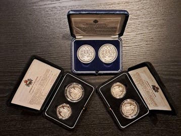 San Marino. Ditico Proof Usa 1994 + Atene 2004 + 9 monete