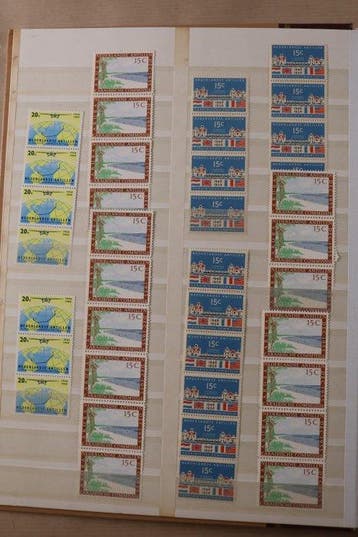 Nederlandse Antillen + Aruba 1889/1991 - Lot in 1 Importa, Gestempeld