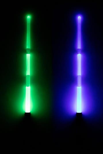KIMU® Lightsaber Uitschuifbaar Lichtzwaard Space Star Licht, Ophalen of Verzenden