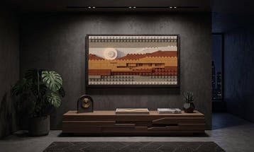 daveY - Lego Terra: Desert Sunrise canvas 100x50cm