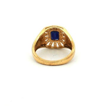 Sans prix de réserve - Bague Argent - 1.93ct. tw. Saphir -