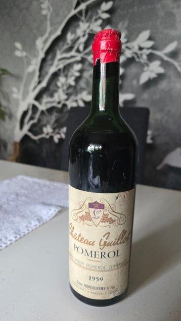1959 Chateau Guillot (Leon Moncourrier bottling) - Pomerol -, Verzamelen, Nieuw