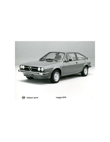 1978 ALFA ROMEO SPRINT PERSFOTO, Ophalen of Verzenden