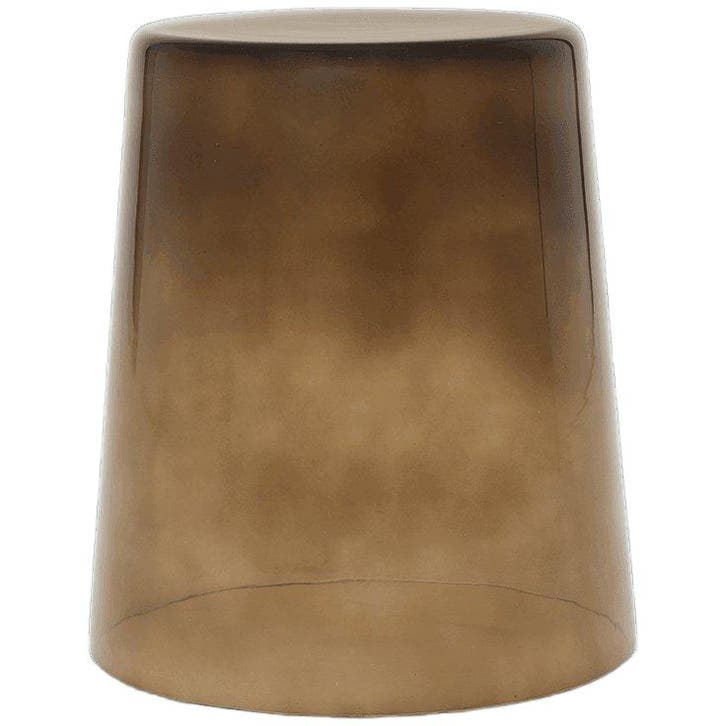 Urban Nature Culture Bijzettafel Kai Brown, Huis en Inrichting, Tafels | Bijzettafels, Gebruikt, Glas, Minder dan 45 cm, Verzenden