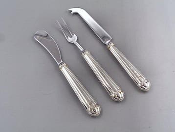 Ménagère (3) - Plaqué(e) argent - Tris pour fromages