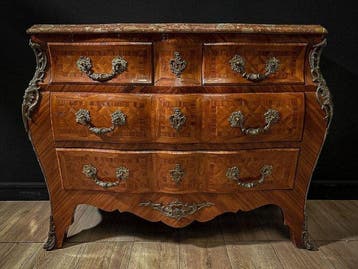 Commode - Bois - Commode Louis XV