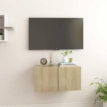 vidaXL Tv-hangmeubel 60x30x30 cm sonoma eikenkleurig, Verzenden