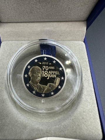 Frankrijk. 2 Euro 2010 Appel du 18 Juin Proof (Zonder
