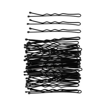 Haarspeld schuifspeldjes 6cm - Basic - Zwart - Set van 100, Nieuw