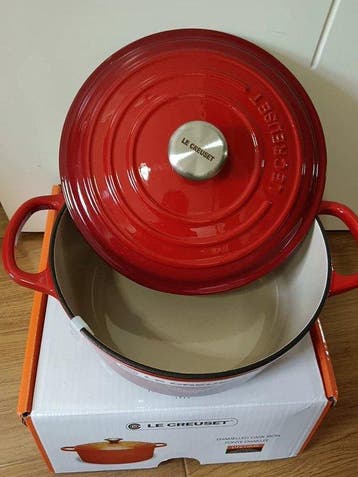 Le Creuset - Pot - Geëmailleerd gietijzer, Antiek en Kunst
