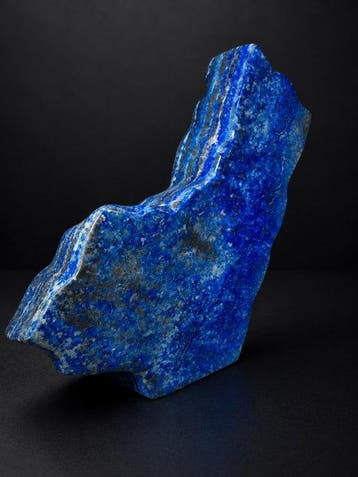 Lapis Lazuli-statementstuk met natuurlijke pyrietglans
