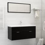 vidaXL Inbouwwastafel met kraan 101x39x18 cm keramiek wit, Verzenden, Nieuw