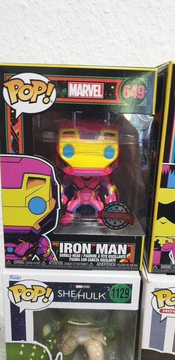 Funko - Funko Pop MARVEL,she Halk, 007, Baumann Funko Pop