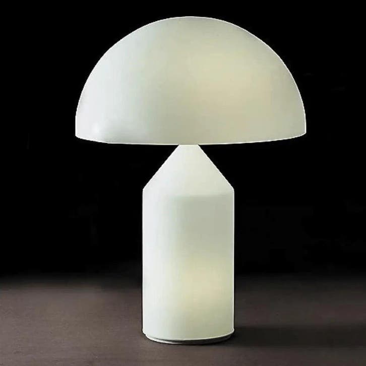Oluce Atollo 50 Tafellamp Glass, Huis en Inrichting, Lampen | Tafellampen, Nieuw, Verzenden