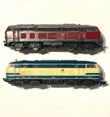 Fleischmann, Roco N - Locomotive diesel (1) - BR210 et BR215, Nieuw