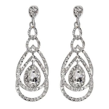 Fako Bijoux - Oorbellen - Retro Druppel Strass Bling -, Verzenden, Nieuw