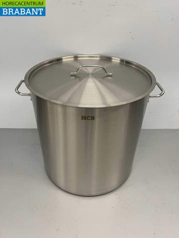 HCB RVS Soeppan Kookpan Pan Inductie 55 x 55 cm 130 liter, Ophalen of Verzenden