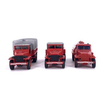 Solido 1:50 - Modelauto (3) - Vintage GMC CCKW 353 Fire, Nieuw