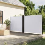 vidaXL Windscherm uittrekbaar 160x600 cm wit, Verzenden