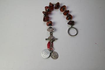 Rozenkrans - Zilver, Verzilverd, Steen - 1910-1920 -