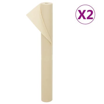 vidaXL Vliesdoek voor planten 2 rollen 70 g/m² 10x1,6 m, Verzenden