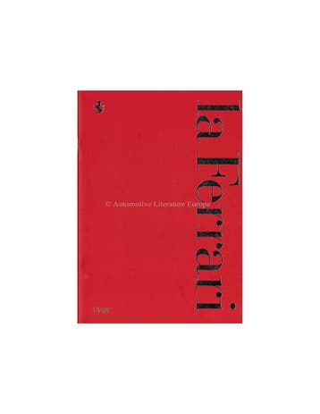 1998 FERRARI LA FERRARI BROCHURE ITALIAANS / ENGELS, Ophalen of Verzenden, Nieuw