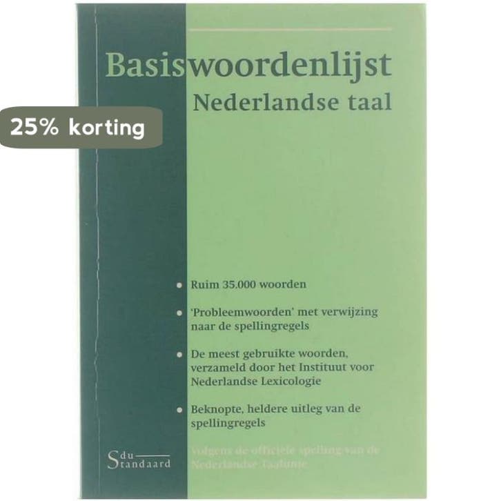 BASISWOORDENLIJST NEDERLANDSE TAAL 9789075566765 VAN DE POL, Boeken, Overige Boeken, Gelezen, Verzenden