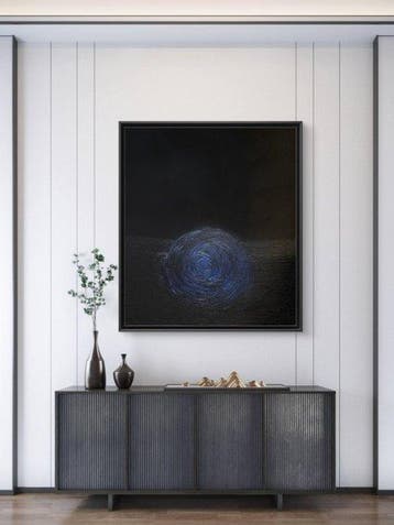Oscar Bruno (XX) - Umbral Azul N1, Antiquités & Art