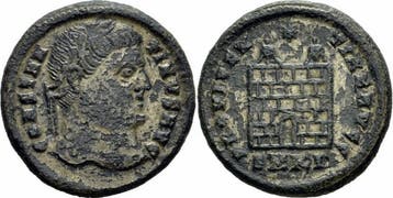 324-325 Roemisches Kaiserreich Constantin I Follis Cyzicu..., Verzenden