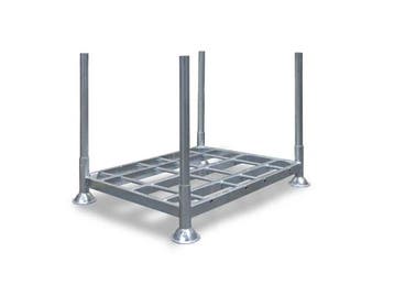 Stapeljuk mobiele stapelrack mobiele rack 130x130cm met r..., Ophalen of Verzenden