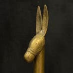 sculptuur, Stylized Donkey - 29 cm - Messing, Brons, Antiek en Kunst