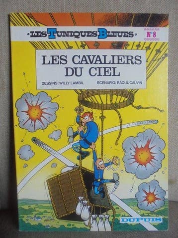 Les Tuniques Bleues T8 + dédicace - B - 1 Album - Réédition
