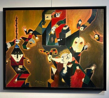 Jaume Anglès Bergara (1943) - Composition with figures