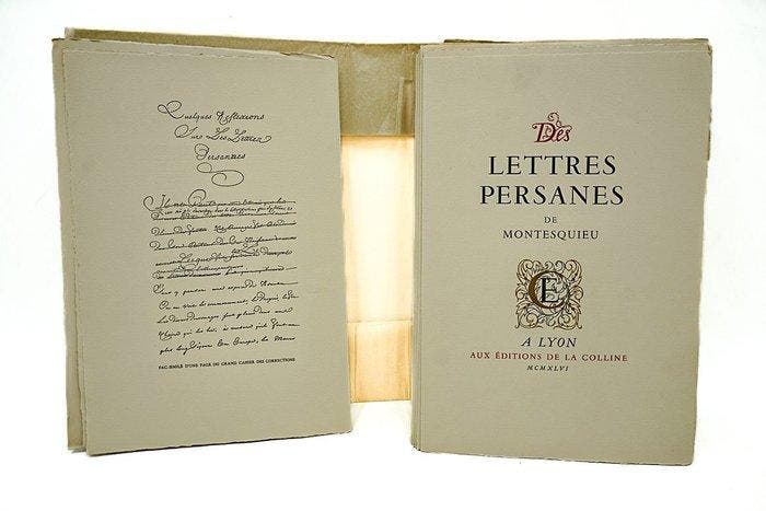 Montesquieu / Pierre Prudhon & Robert Blanchet - Des, Antiquités & Art, Antiquités | Livres & Manuscrits