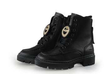 Nubikk Veterboots Meisjes in maat 25 Zwart, Kinderen en Baby's, Verzenden, Jongen of Meisje, Nubikk, Schoenen